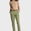 Pantaloni tăiați drepti Ralph Lauren de damă verzi