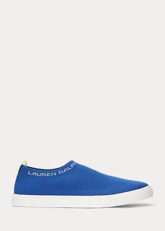 Pantofi albaștri Ralph Lauren Jordyn pentru damă