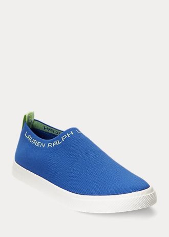 Pantofi albaștri Ralph Lauren Jordyn pentru damă