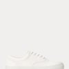 Pantofi albi din piele Ralph Lauren Bryn de damă Pantofi albi din piele Ralph Lauren Bryn de damă