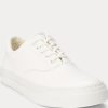 Pantofi albi din piele Ralph Lauren Bryn de damă Pantofi albi din piele Ralph Lauren Bryn de damă