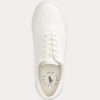 Pantofi albi din piele Ralph Lauren Bryn de damă Pantofi albi din piele Ralph Lauren Bryn de damă