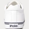 Pantofi albi din piele Ralph Lauren Hanford pentru bărbați Pantofi albi din piele Ralph Lauren Hanford pentru bărbați