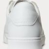 Pantofi albi Ralph Lauren Court pentru bărbați Pantofi albi Ralph Lauren Court pentru bărbați