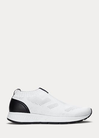 Pantofi albi Ralph Lauren Kacie pentru damă