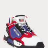 Pantofi albi Ralph Lauren PS200 pentru bărbați