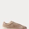 Pantofi bej Ralph Lauren Heritage Court II din piele intoarsa pentru barbati Pantofi bej Ralph Lauren Heritage Court II din piele intoarsa pentru barbati