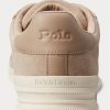 Pantofi bej Ralph Lauren Heritage Court II din piele intoarsa pentru barbati Pantofi bej Ralph Lauren Heritage Court II din piele intoarsa pentru barbati