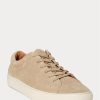 Pantofi bej Ralph Lauren Jermain din piele intoarsa pentru barbati Pantofi bej Ralph Lauren Jermain din piele intoarsa pentru barbati