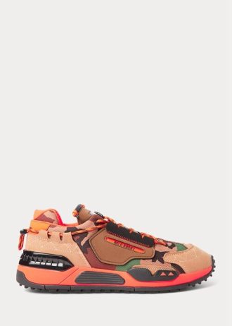 Pantofi camo/maro Ralph Lauren PS200 pentru bărbați Pantofi camo/maro Ralph Lauren PS200 pentru bărbați