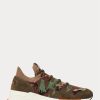 Pantofi Camo pentru bărbați Ralph Lauren Trackster 200II Camo din tricot Pantofi Camo pentru bărbați Ralph Lauren Trackster 200II Camo din tricot