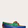 Pantofi casual din piele color-blocate Ralph Lauren Merton pentru bărbați multicolori Pantofi casual din piele color-blocate Ralph Lauren Merton pentru bărbați multicolori