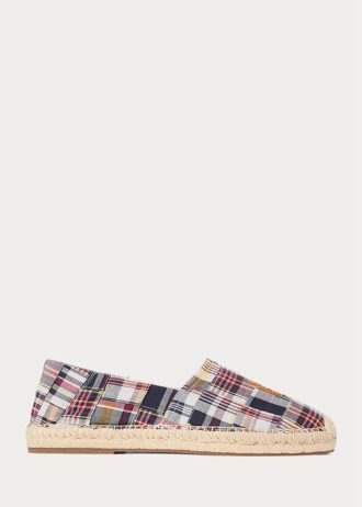 Pantofi casual pentru bărbați Ralph Lauren Cevio Crest Madras multicolori