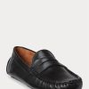 Pantofi casual Ralph Lauren Anders din piele pentru bărbați negri