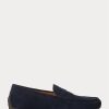 Pantofi casual Ralph Lauren Reynold Suede Driver pentru bărbați bleumarin