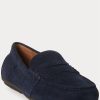 Pantofi casual Ralph Lauren Reynold Suede Driver pentru bărbați bleumarin