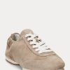 Pantofi de balerină Ralph Lauren The Suede Pony de damă gri Pantofi de balerină Ralph Lauren The Suede Pony de damă gri
