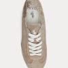 Pantofi de balerină Ralph Lauren The Suede Pony de damă gri Pantofi de balerină Ralph Lauren The Suede Pony de damă gri