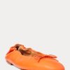 Pantofi de balet de damă portocalii Ralph Lauren The Pony Pantofi de balet de damă portocalii Ralph Lauren The Pony