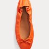 Pantofi de balet de damă portocalii Ralph Lauren The Pony Pantofi de balet de damă portocalii Ralph Lauren The Pony