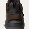 Pantofi de căprioară înalți Ralph Lauren PS100, ciocolați, pentru bărbați