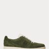 Pantofi de căprioară pentru bărbați, Ralph Lauren, de culoare olivă Pantofi de căprioară pentru bărbați, Ralph Lauren, de culoare olivă