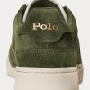 Pantofi de căprioară pentru bărbați, Ralph Lauren, de culoare olivă Pantofi de căprioară pentru bărbați, Ralph Lauren, de culoare olivă