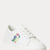 Pantofi de damă albi Ralph Lauren Janson III din piele Nappa Pantofi de damă albi Ralph Lauren Janson III din piele Nappa