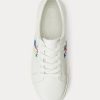Pantofi de damă albi Ralph Lauren Janson III din piele Nappa Pantofi de damă albi Ralph Lauren Janson III din piele Nappa