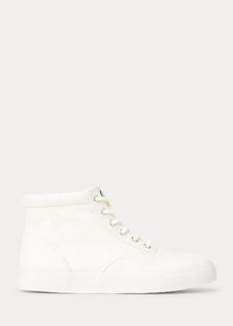Pantofi de damă crem Ralph Lauren Bryn înalți