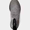 Pantofi de damă, gri, Ralph Lauren, din piele de căprioară, cu șosete Pantofi de damă, gri, Ralph Lauren, din piele de căprioară, cu șosete