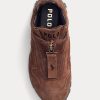 Pantofi de damă maro Ralph Lauren Grayson, din piele de căprioară, cu fermoar Pantofi de damă maro Ralph Lauren Grayson, din piele de căprioară, cu fermoar