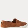 Pantofi de damă maro Ralph Lauren Jinny Woven Slip-On Pantofi de damă maro Ralph Lauren Jinny Woven Slip-On