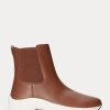 Pantofi de damă maro Ralph Lauren Rylee din piele lustruită Pantofi de damă maro Ralph Lauren Rylee din piele lustruită