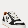 Pantofi de damă, negri/albi, Ralph Lauren Jinett, blocați de culoare Pantofi de damă, negri/albi, Ralph Lauren Jinett, blocați de culoare