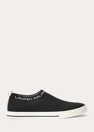 Pantofi de damă negri Ralph Lauren Jordyn Slip-On Pantofi de damă negri Ralph Lauren Jordyn Slip-On