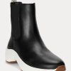 Pantofi de damă negri Ralph Lauren Rylee din piele lustruită Pantofi de damă negri Ralph Lauren Rylee din piele lustruită