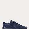 Pantofi de piele de căprioară pentru bărbați Ralph Lauren Heritage Court II bleumarin Pantofi de piele de căprioară pentru bărbați Ralph Lauren Heritage Court II bleumarin