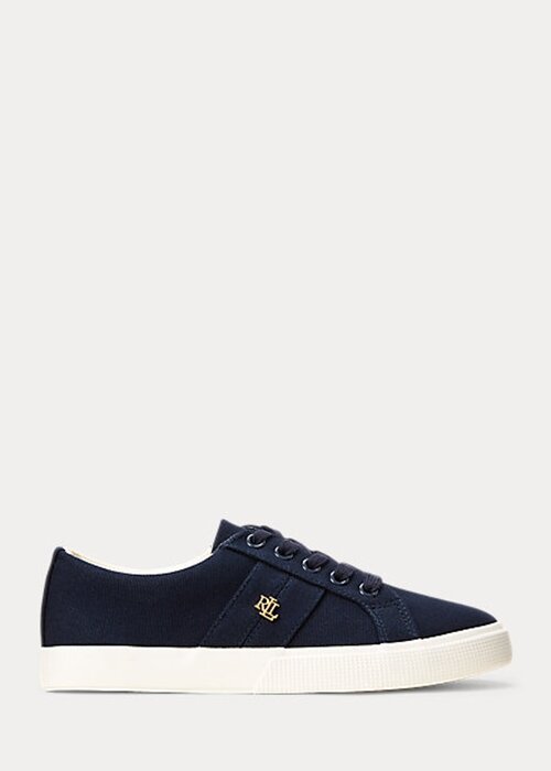 Pantofi de pânză Ralph Lauren Janson II pentru femei bleumarin Pantofi de pânză Ralph Lauren Janson II pentru femei bleumarin