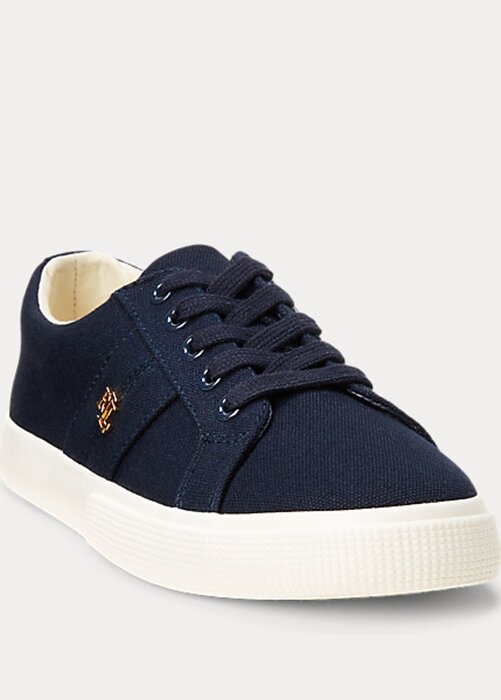 Pantofi de pânză Ralph Lauren Janson II pentru femei bleumarin Pantofi de pânză Ralph Lauren Janson II pentru femei bleumarin