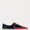 Pantofi multicolori pentru bărbați Ralph Lauren Keaton din velur blocat Pantofi multicolori pentru bărbați Ralph Lauren Keaton din velur blocat