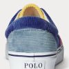Pantofi multicolori pentru bărbați Ralph Lauren Keaton din velur blocat Pantofi multicolori pentru bărbați Ralph Lauren Keaton din velur blocat