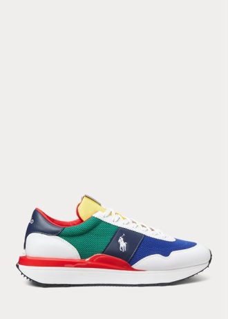 Pantofi multicolori pentru bărbați Ralph Lauren Train 89 color-blocked Pantofi multicolori pentru bărbați Ralph Lauren Train 89 color-blocked