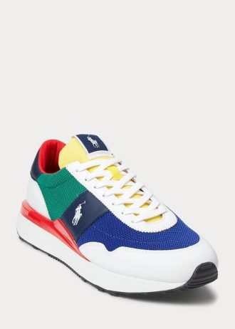Pantofi multicolori pentru bărbați Ralph Lauren Train 89 color-blocked Pantofi multicolori pentru bărbați Ralph Lauren Train 89 color-blocked