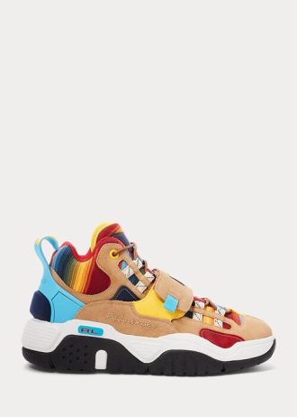 Pantofi multicolori Ralph Lauren PS100 Ombré pentru bărbați Pantofi multicolori Ralph Lauren PS100 Ombré pentru bărbați