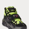 Pantofi înalți pentru bărbați, negri/galbeni, Ralph Lauren PS100 Pantofi înalți pentru bărbați, negri/galbeni, Ralph Lauren PS100