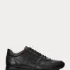 Pantofi negri din piele de vițel Ralph Lauren Ethan pentru bărbați Pantofi negri din piele de vițel Ralph Lauren Ethan pentru bărbați