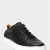 Pantofi negri din piele Ralph Lauren Jermain pentru bărbați Pantofi negri din piele Ralph Lauren Jermain pentru bărbați