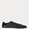 Pantofi negri din piele Ralph Lauren Wilton pentru bărbați Pantofi negri din piele Ralph Lauren Wilton pentru bărbați
