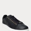Pantofi negri din piele Ralph Lauren Wilton pentru bărbați Pantofi negri din piele Ralph Lauren Wilton pentru bărbați